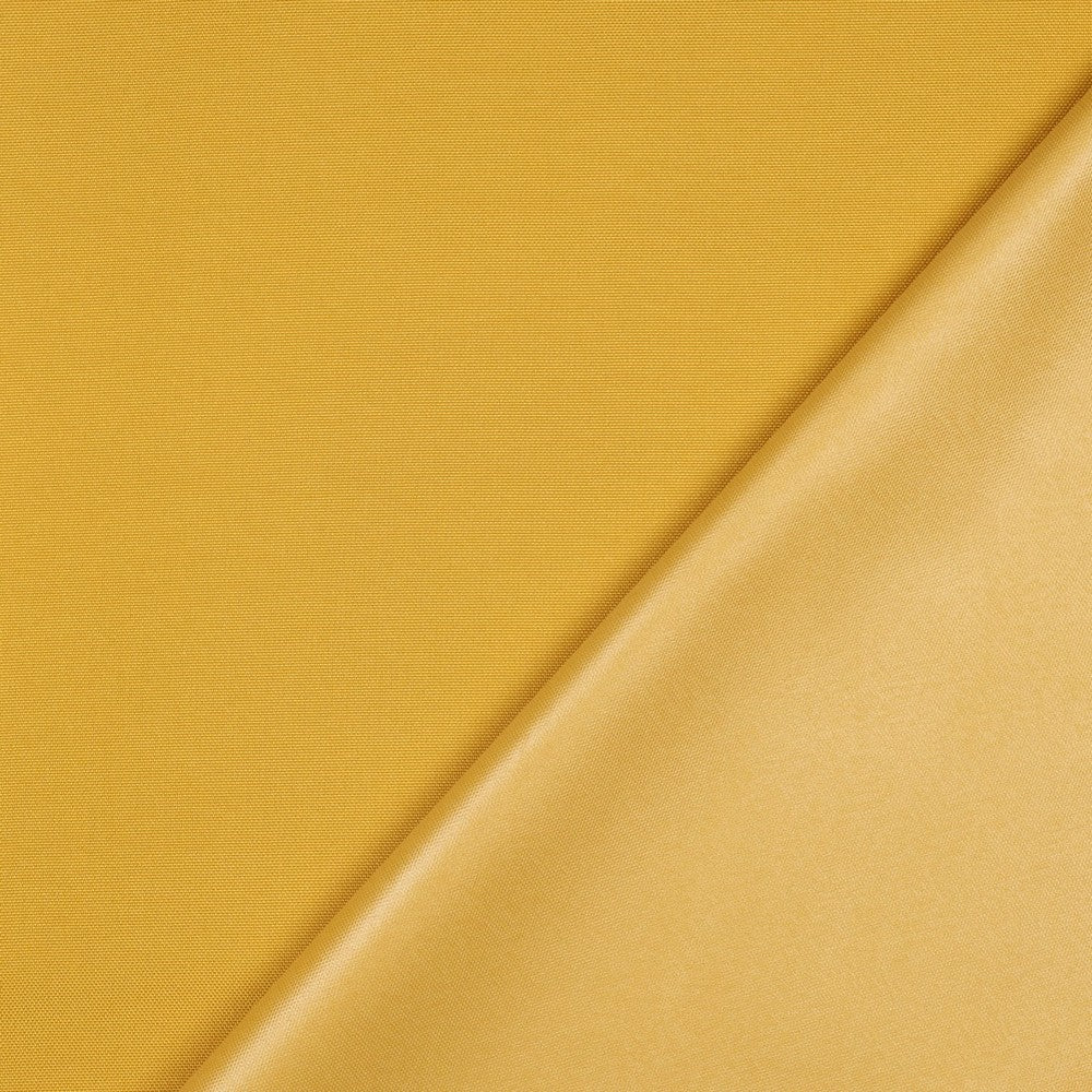 Tissu d'ameublement imperméable - jaune moutarde 215 g/m²