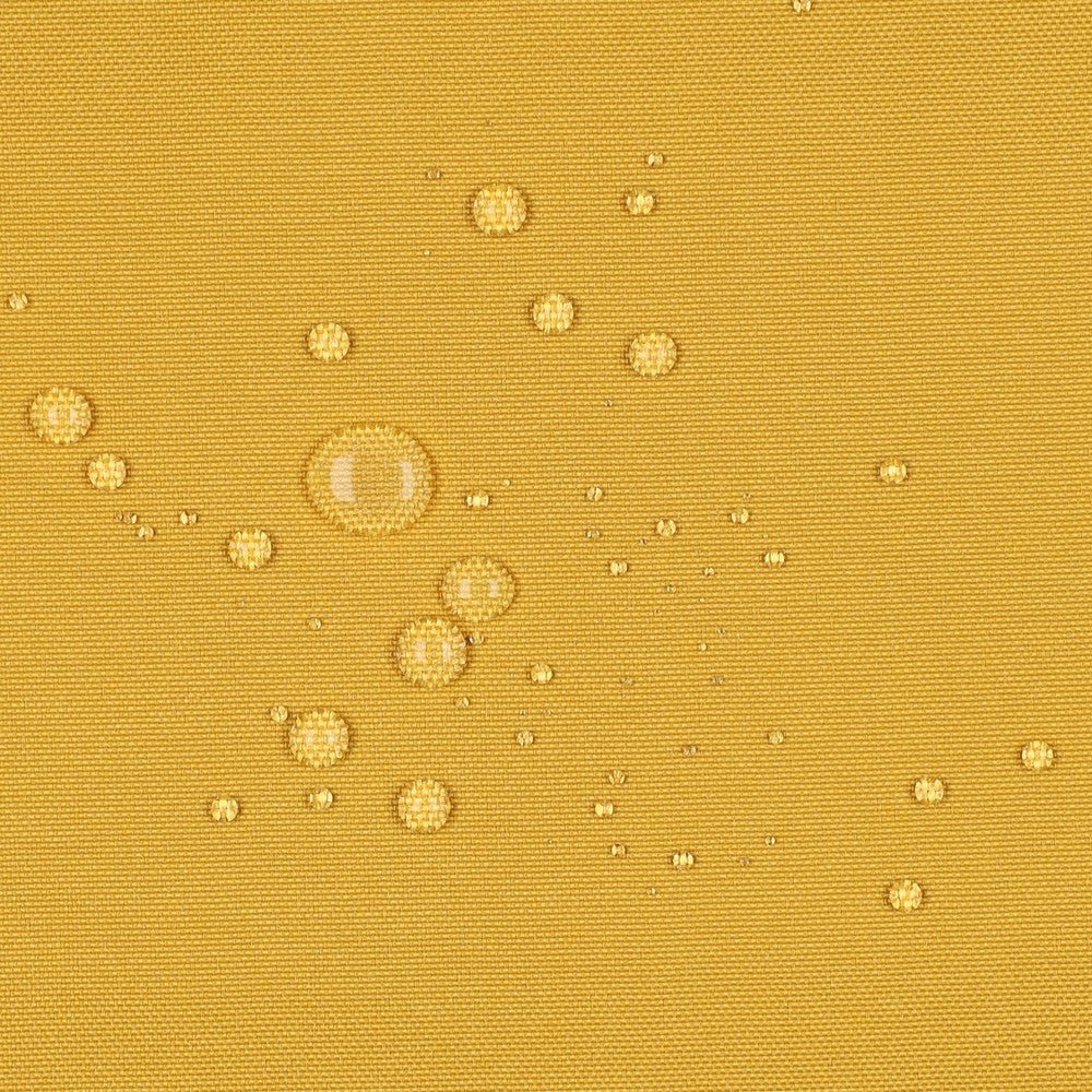 Tissu d’ameublement imperméable - jaune moutarde 215 g/m²