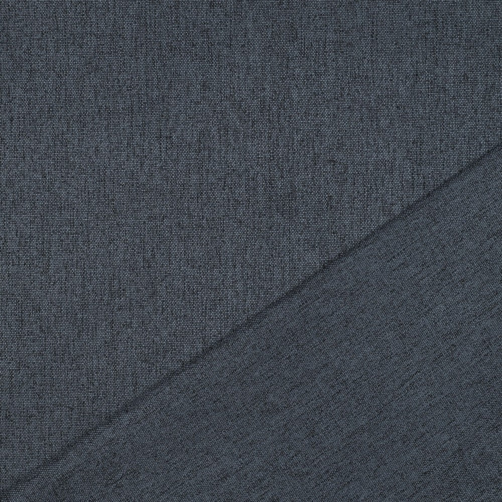Tissu d’ameublement imperméable - chiné bleu foncé 220 g/m²