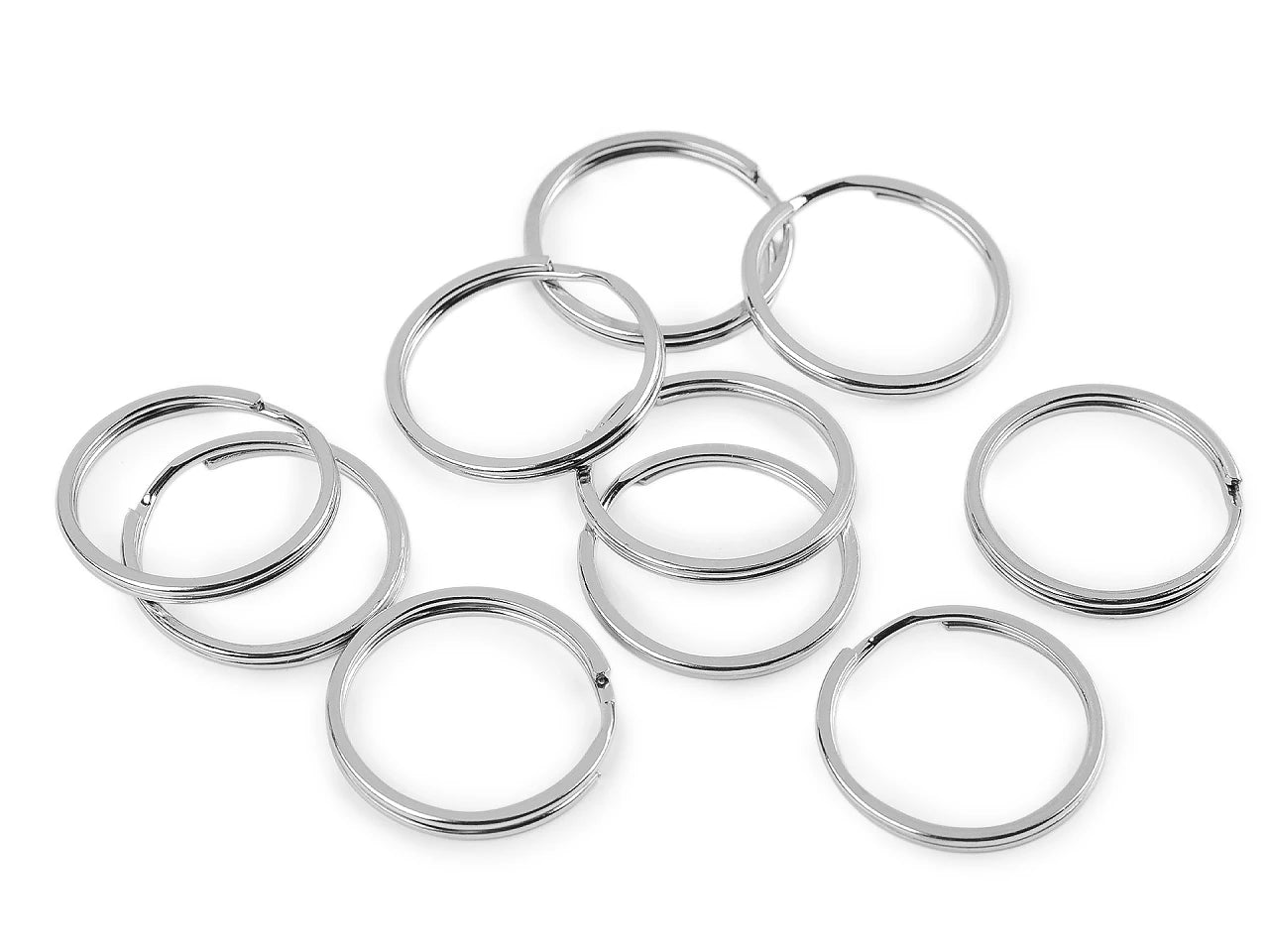 Metal key ring |Ø25 mm| 10 pcs.