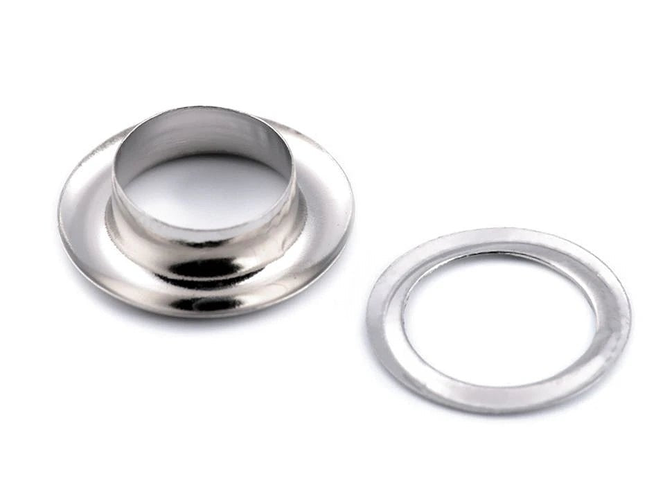 Anneaux métalliques, œillets 10 mm |10 pcs | de différentes teintes