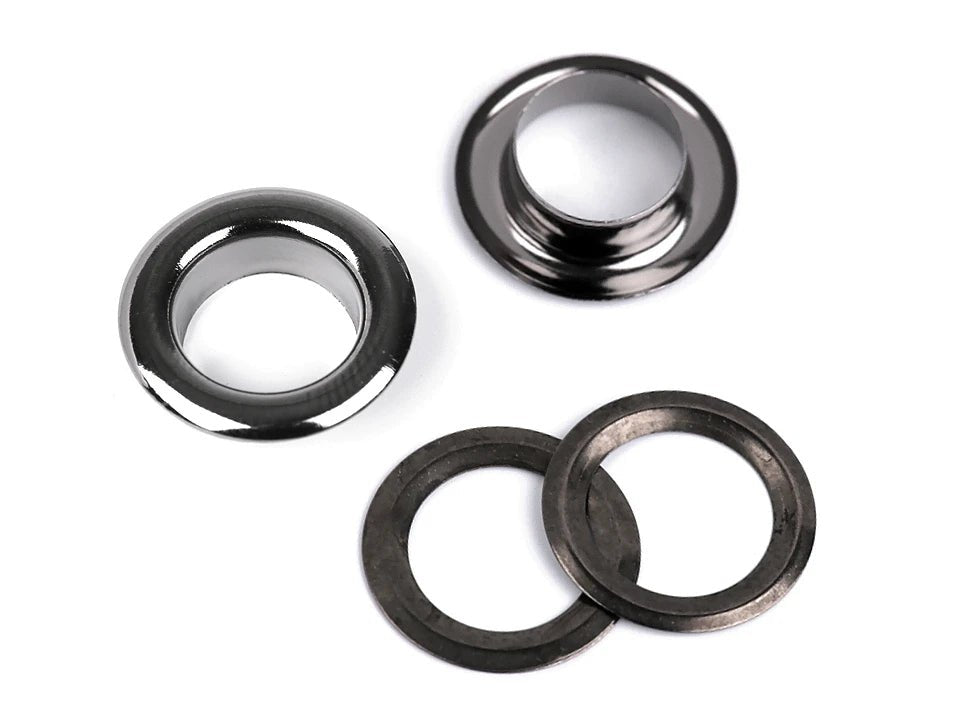 Metal rings, eyelets 10 mm |10 pcs | assorted shades