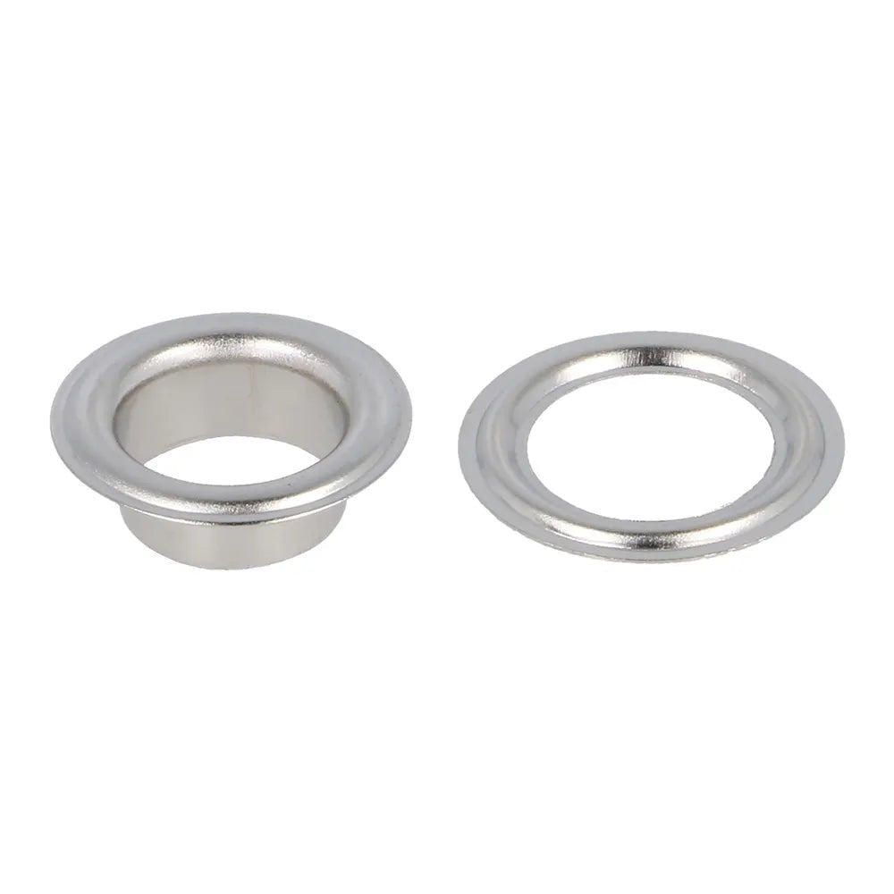 Anneaux métalliques, œillets 10,5 mm (15 pcs) Milward - argenté