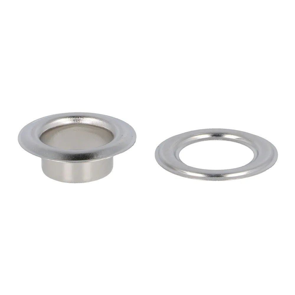 Anneaux métalliques, œillets 14 mm (10 pièces) Milward - argent