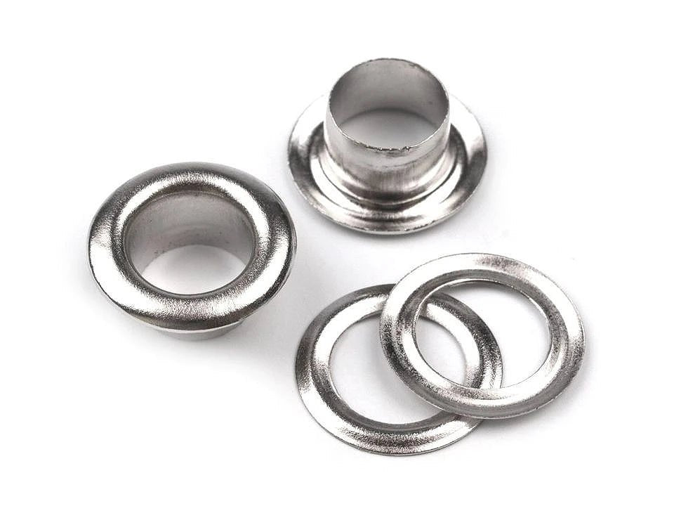 Œillets métalliques, 6 mm |100 pièces| de couleurs assorties