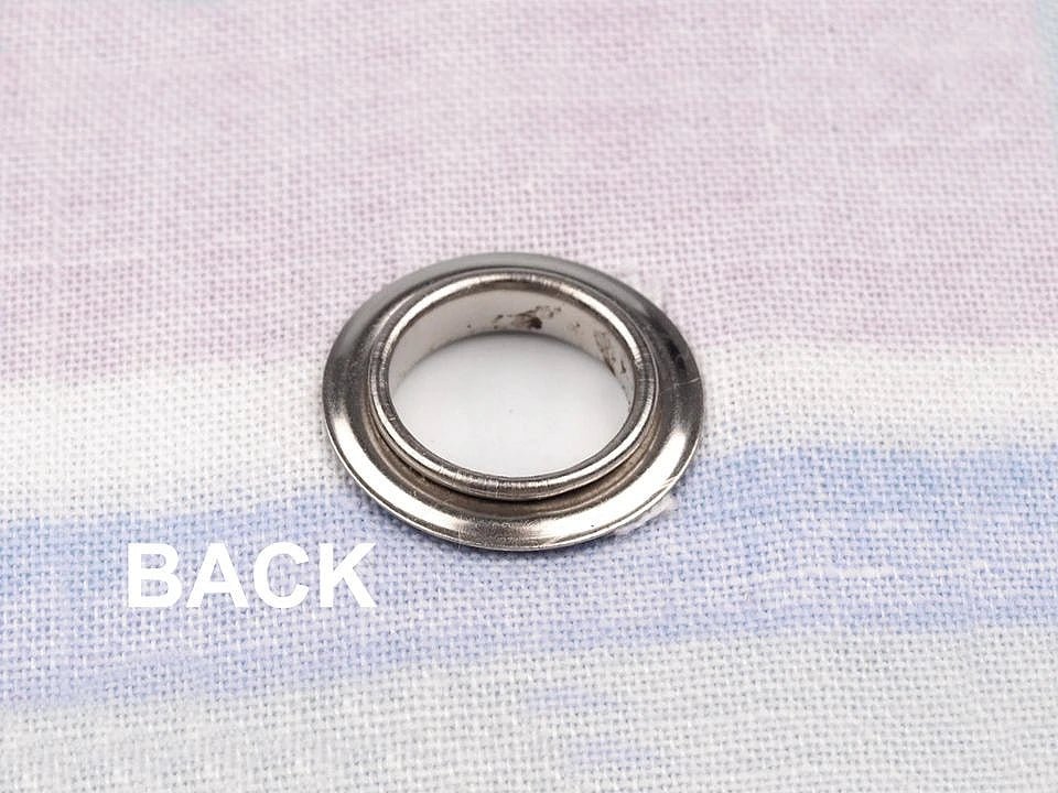 Anneaux métalliques, œillets 6 mm |100 pièces| de différentes couleurs