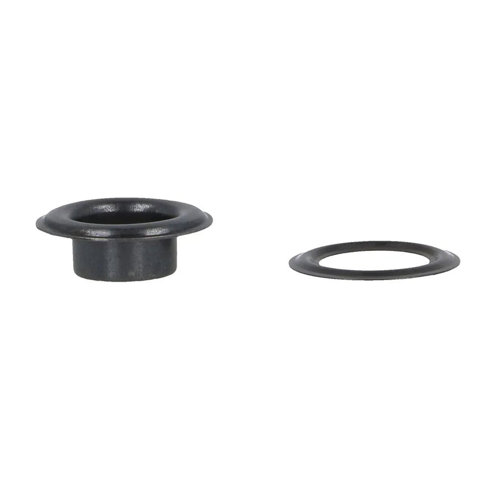 Anneaux métalliques, œillets 8.7 mm (24 pcs) Milward - noirs