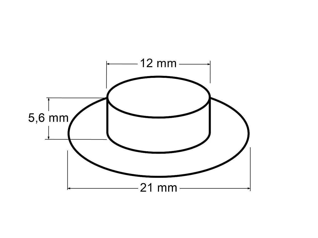 Image avec anneaux métalliques, Luversi diamètre intérieur Ø12 mm / diamètre extérieur Ø21 mm |10 pièces| en tons assortis – disponible chez Šarlotes audumi