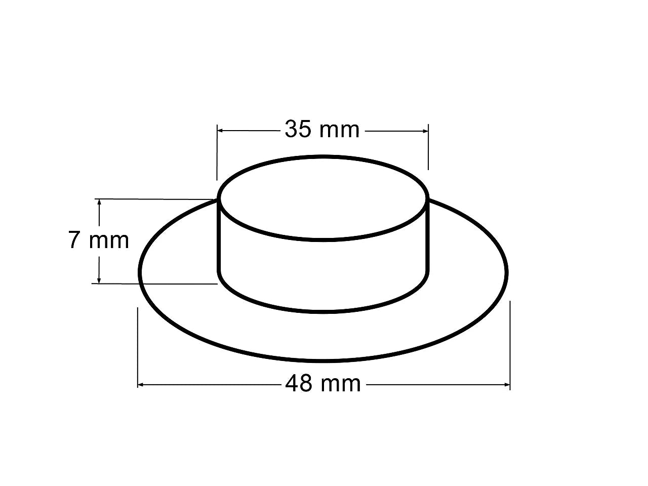 Image d’anneaux métalliques Luversi, diamètre intérieur Ø35 mm |10 pièces| tons variés – disponible chez Tissus Charlotte