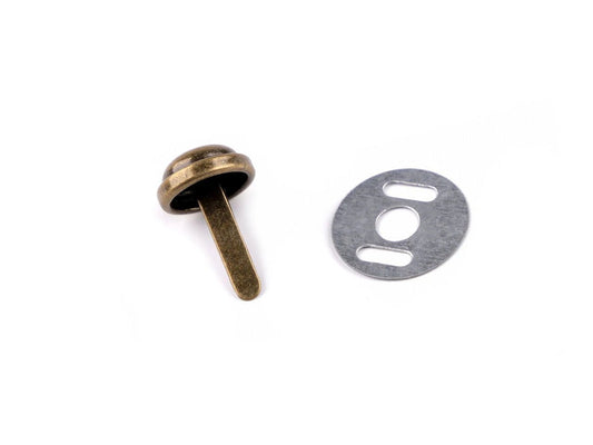 Pieds métalliques pour sacs Ø10 mm - antique (10 pièces par lot)