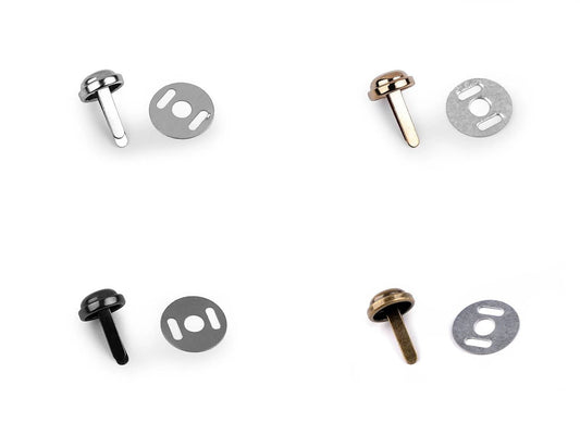 Pieds métalliques pour sacs Ø10 mm - antique (pack de 10 pièces)