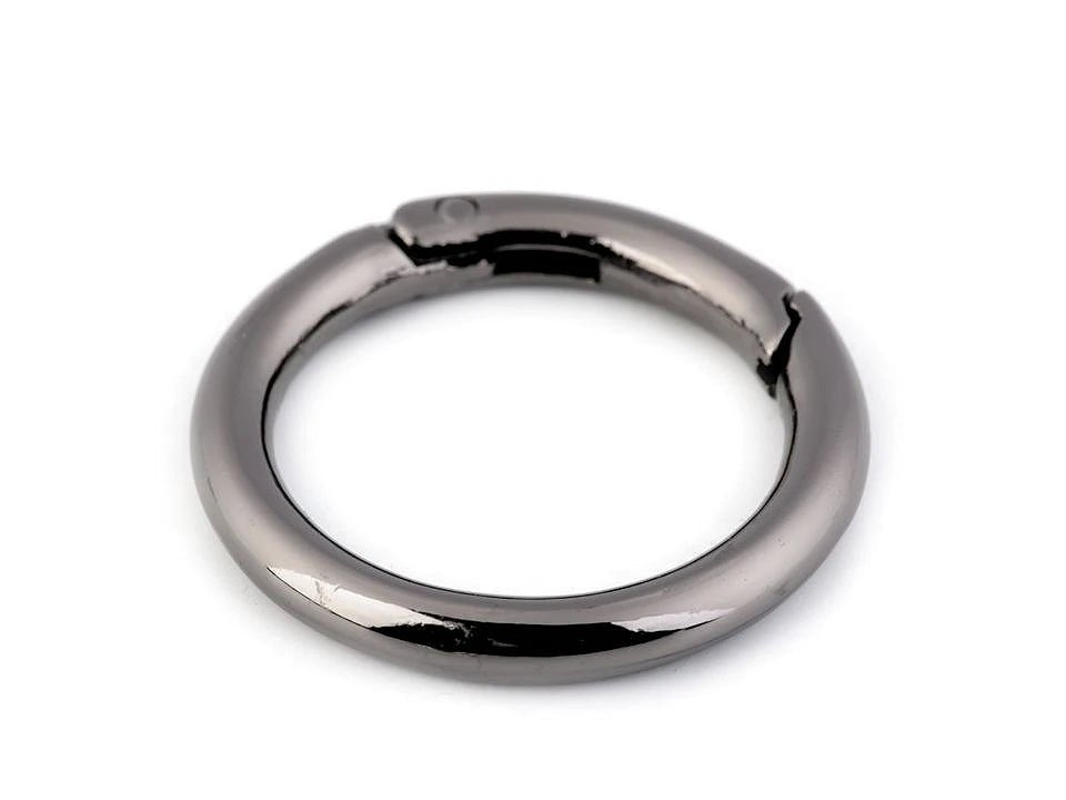 Metal carabiner, key ring | Ø34 mm| assorted colors