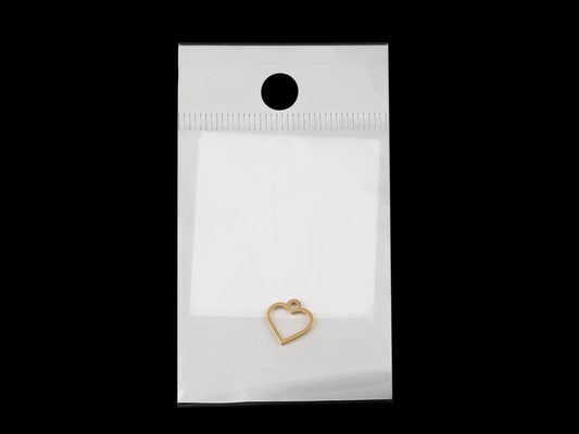 Image avec pendentif en métal – cœur | nuances variées – disponible chez Šarlotes audumi