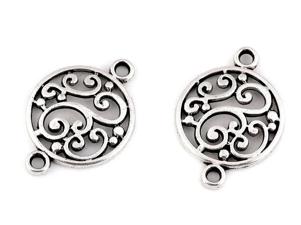 Image avec pendentif en métal – Papillon, Mandala, Cœur, Arbre de vie – disponible chez Šarlotes audumi