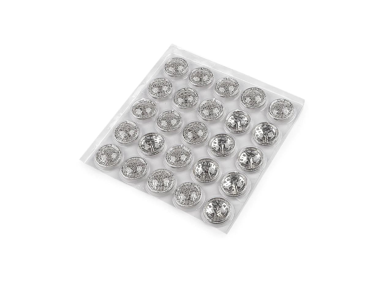 Image de boutons métalliques à queue, 25 mm – disponible chez Šarlotes audumi