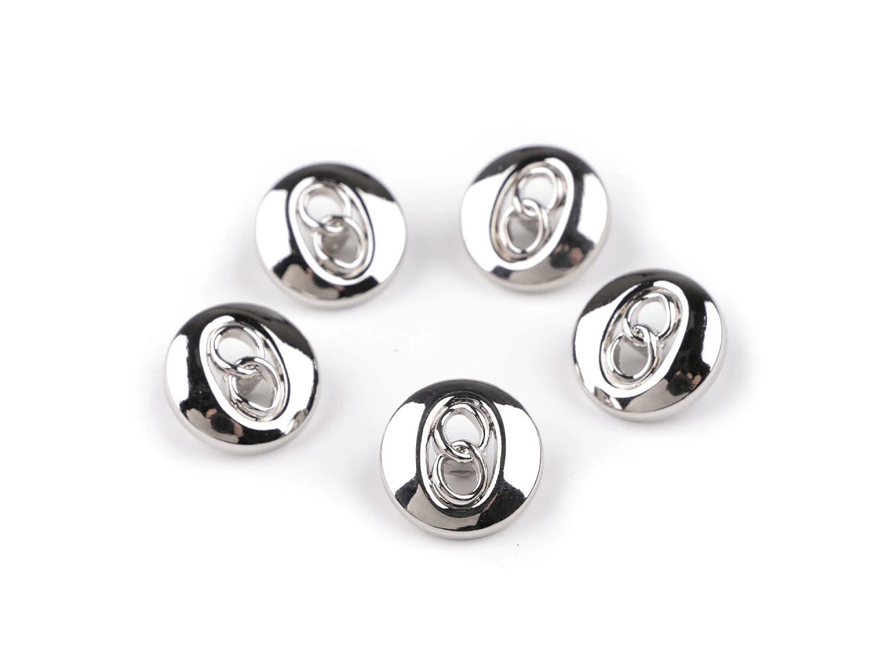 Boutons en métal | design élégant | 18 mm