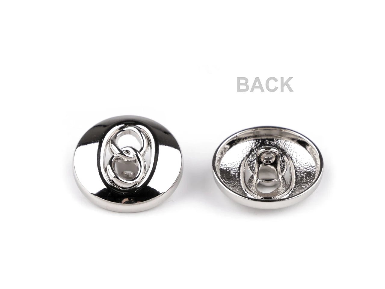 Boutons en métal | design élégant | 18 mm