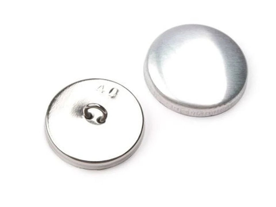 Boutons métalliques à recouvrir | 25 mm