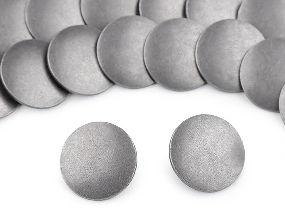 Metal shank buttons 25 mm - metal