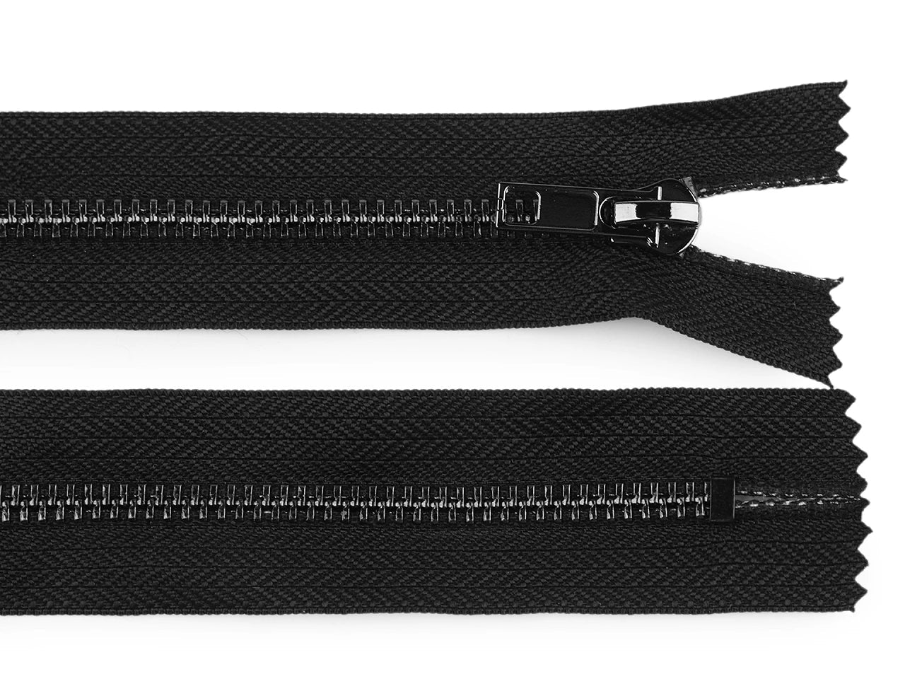 Image avec fermeture éclair métallique n° 5 – 14 cm|tons variés – disponible chez Šarlotes audumi