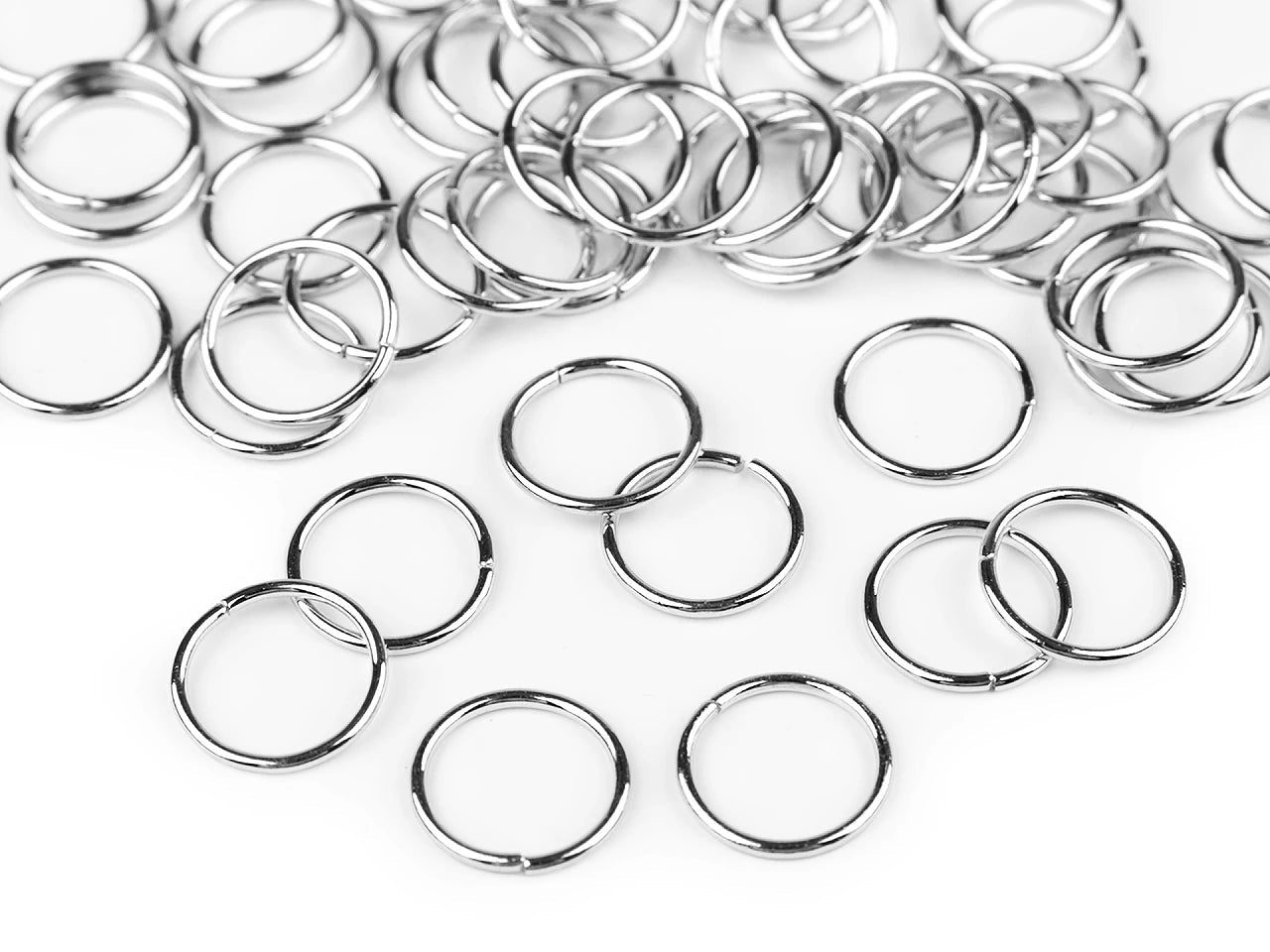 Metall-Verbindungsring Ø12 mm – online erhältlich bei Šarlotes audumi
