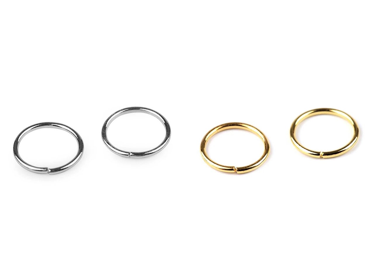 Metal connecting ring Ø12 mm – available online at Šarlotes audumi