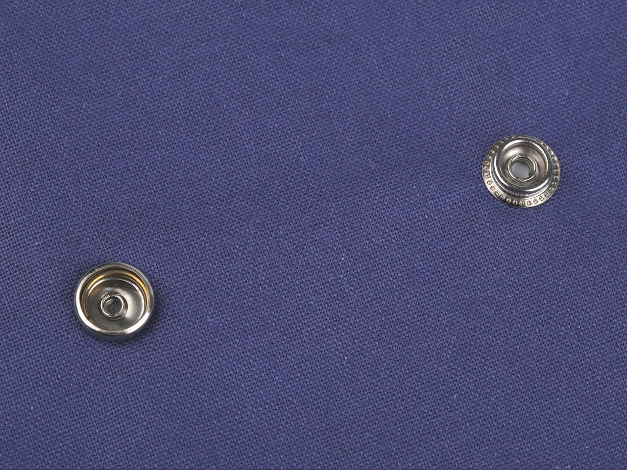 Pressions métalliques Ø15 mm (AM6) – O - SPRING, pour tissus plus épais|10 pièces