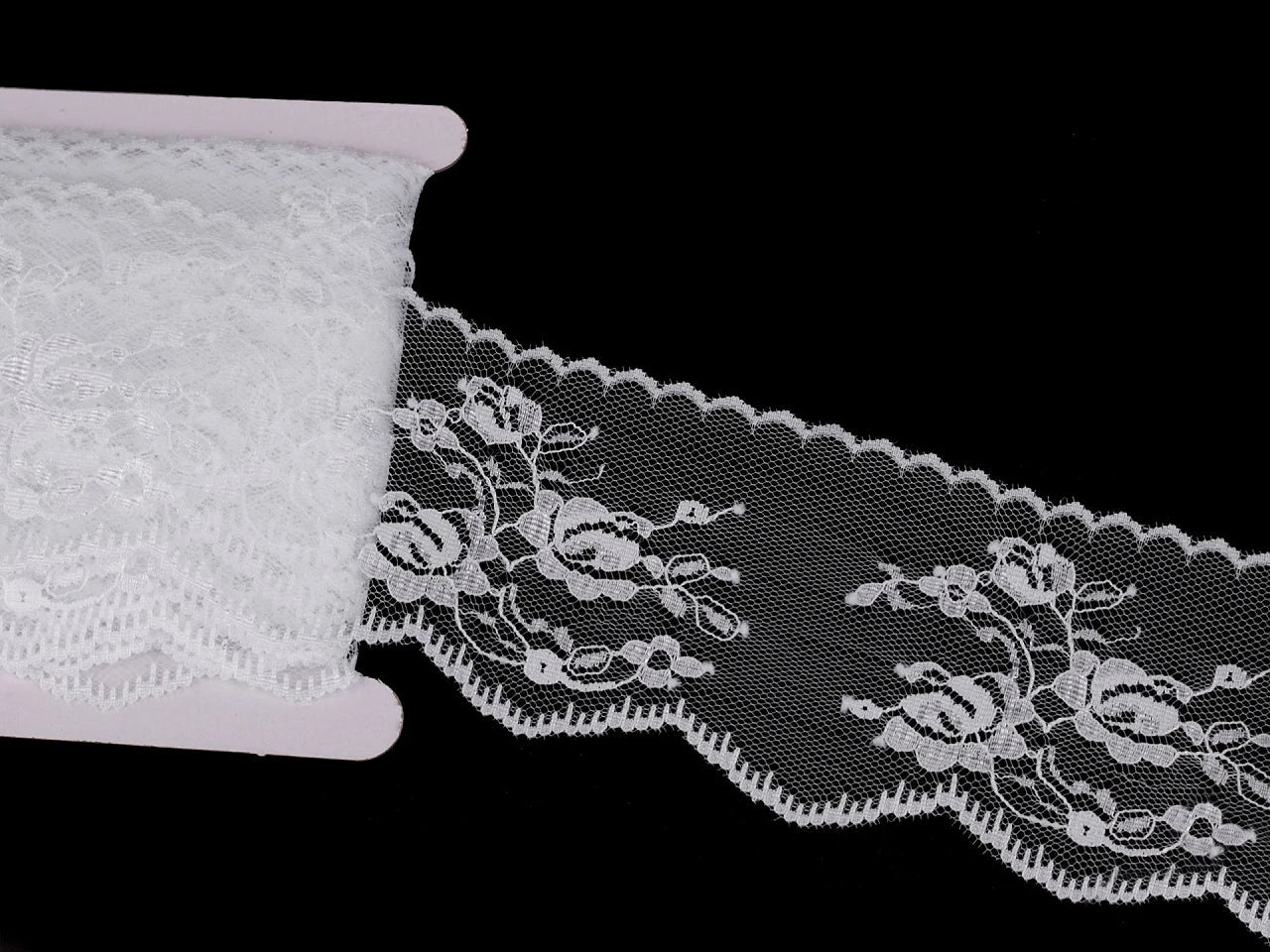 Lace - 6.5 cm white