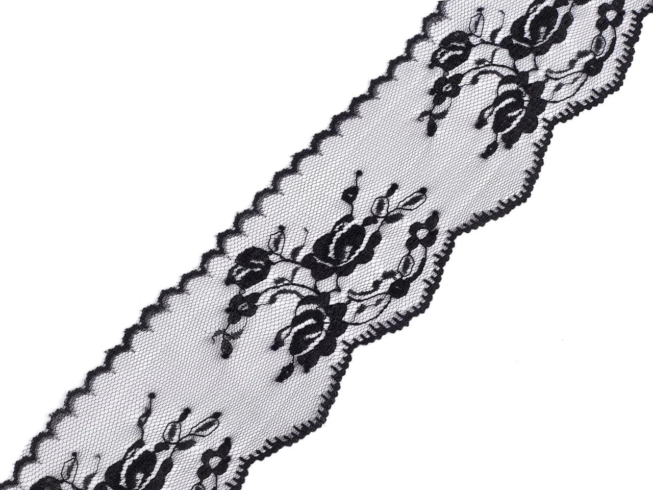Dentelle noire - 6,5 cm
