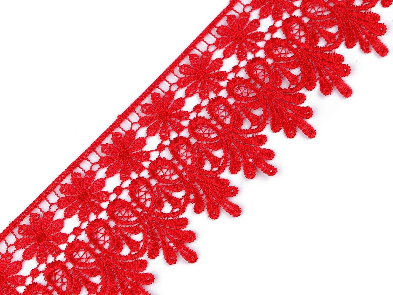 Image avec dentelle 7 cm - rouge – disponible chez Šarlotes audumi