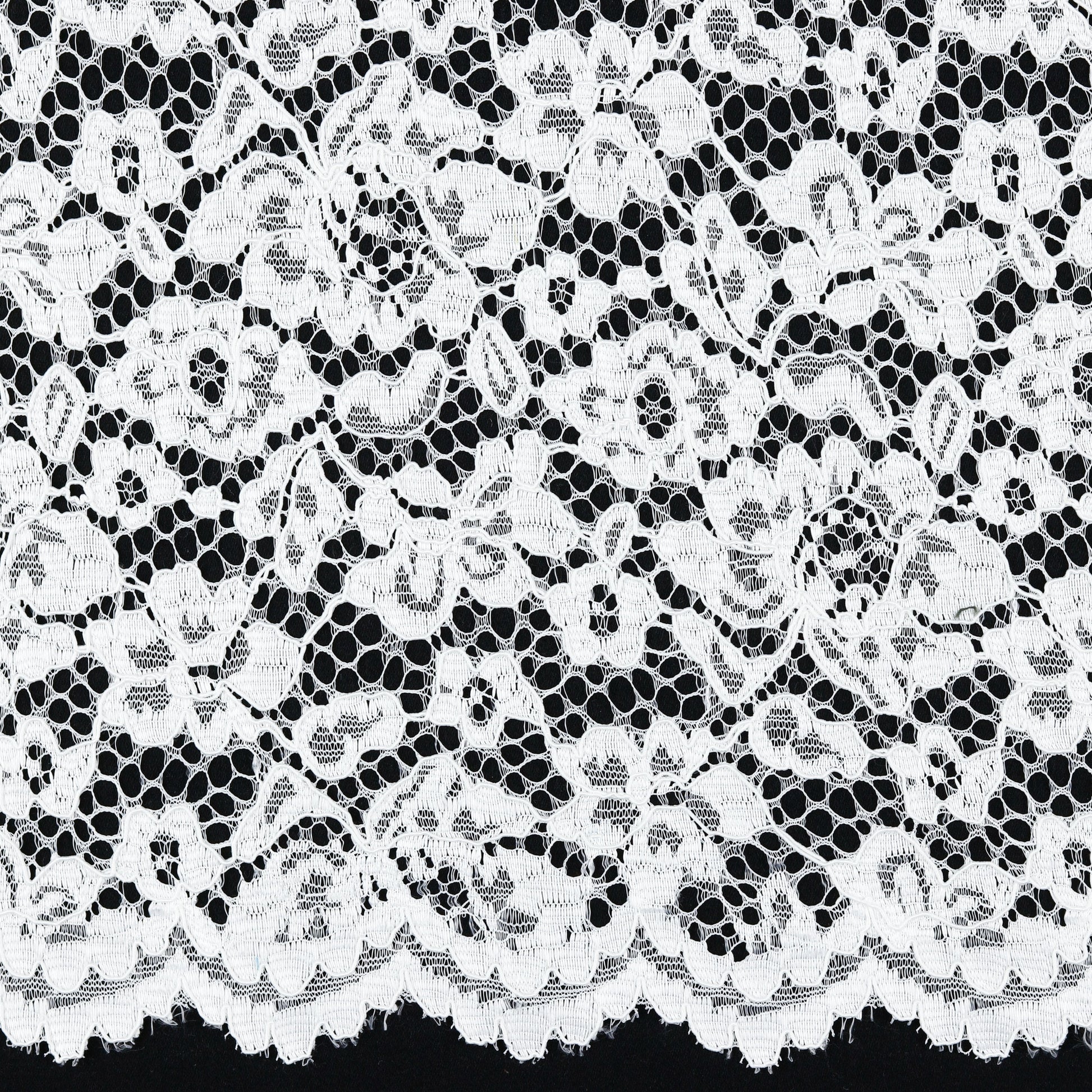 Lace fabric - white 130 g/m²