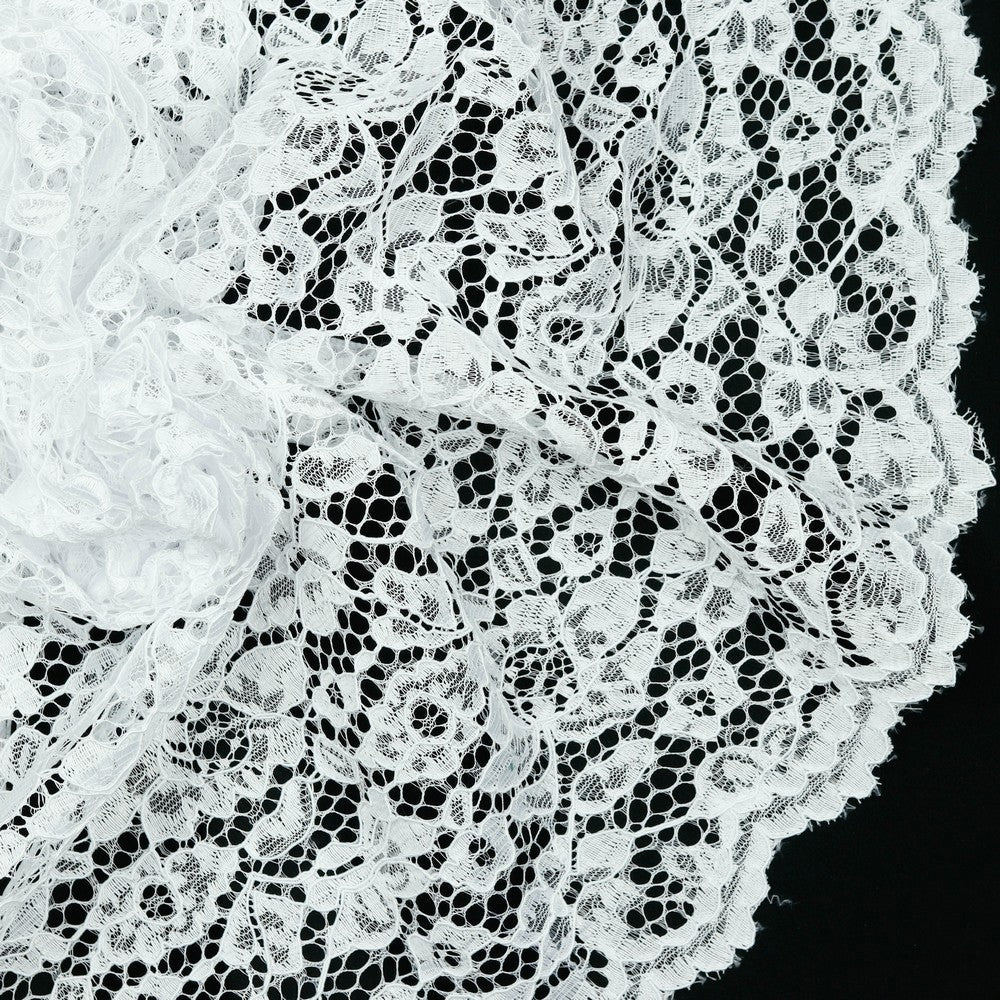 lace fabric - white 130 g/m²