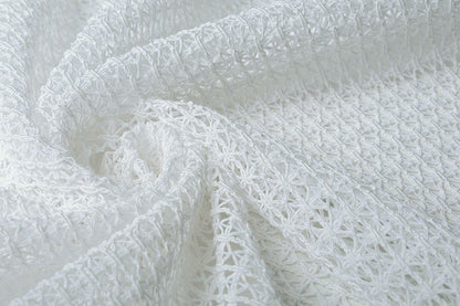 Mežģīņu audums - balts 345 g/m²