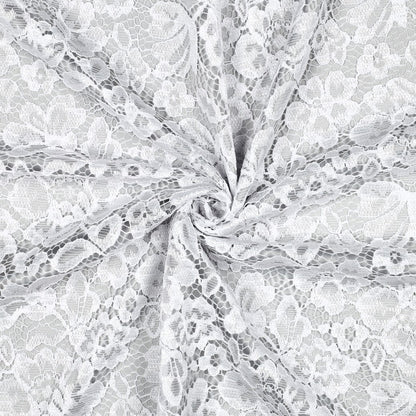 Image de tissu en dentelle blanc – disponible en ligne chez Šarlotes audumi
