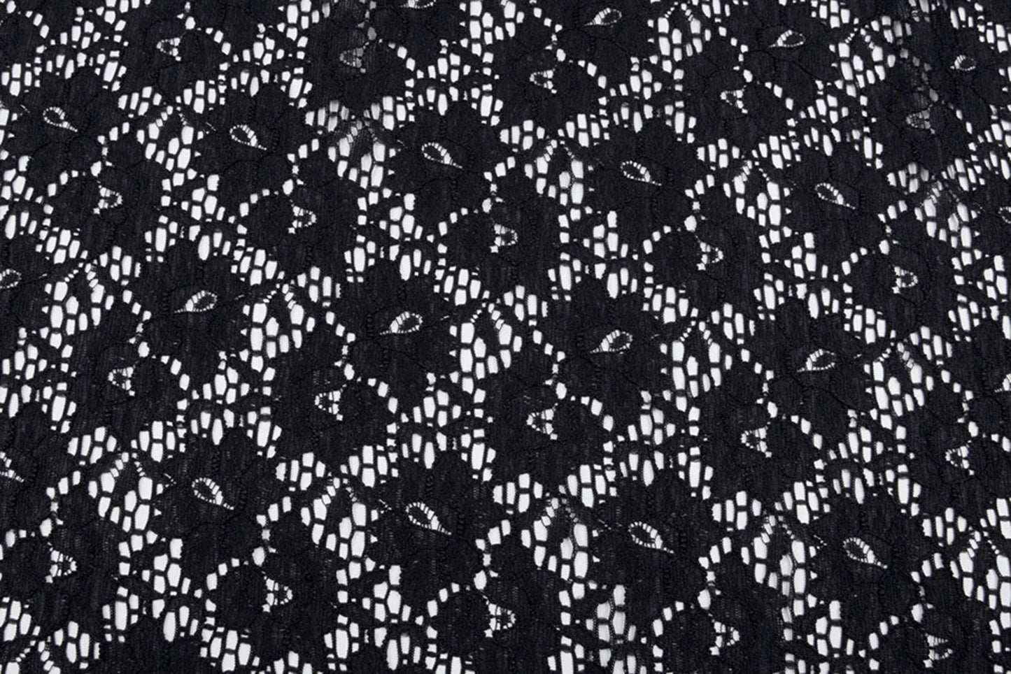Image with lace fabric - black 115 g/m² – available at Šarlotes audumi