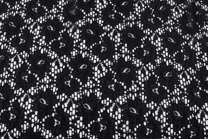 Image with lace fabric - black 115 g/m² – available at Šarlotes audumi
