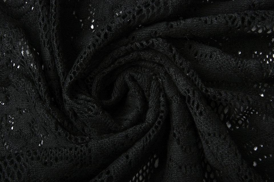 lace fabric - black 220 g/m²