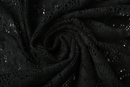 lace fabric - black 220 g/m²