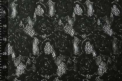Lace fabric - black 220 g/m²