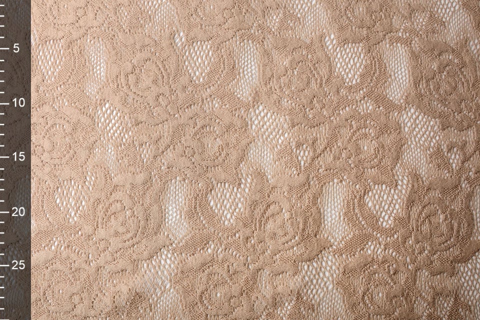 Lace fabric - powder pink 220 g/m²