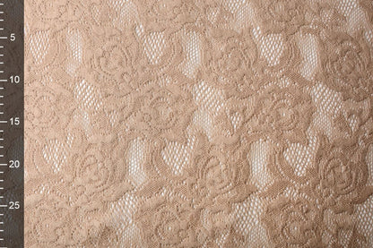 Lace fabric - powder pink 220 g/m²