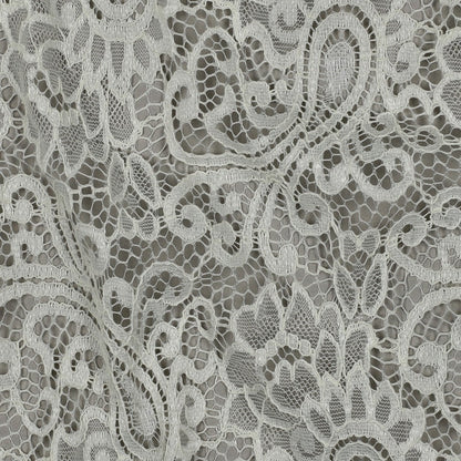 Image de tissu en dentelle - blanc chaud 130 g/m² – disponible chez Šarlotes audumi