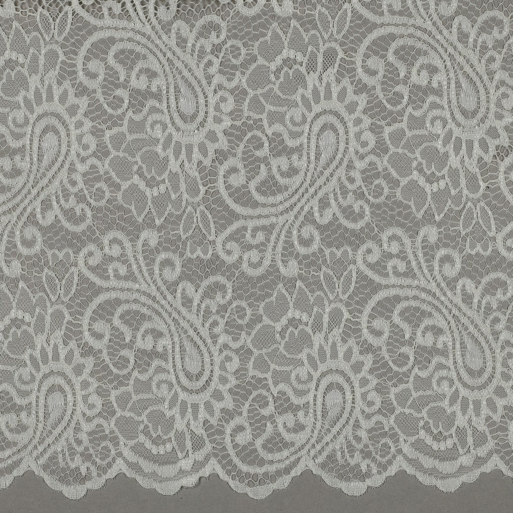 Image de tissu en dentelle - blanc chaud 130 g/m² – disponible chez Šarlotes audumi