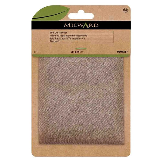 Milward Iron-On Patch 24 × 9 cm-Beige