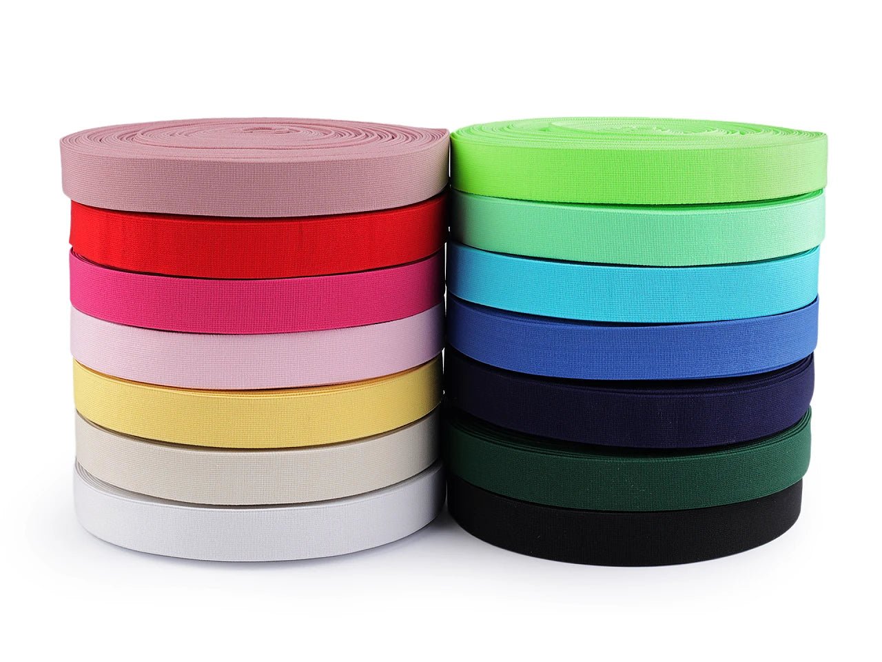Image of Soft elastic 25 mm | Elastic for sewing clothes - turquoise – available at Šarlotes audumi