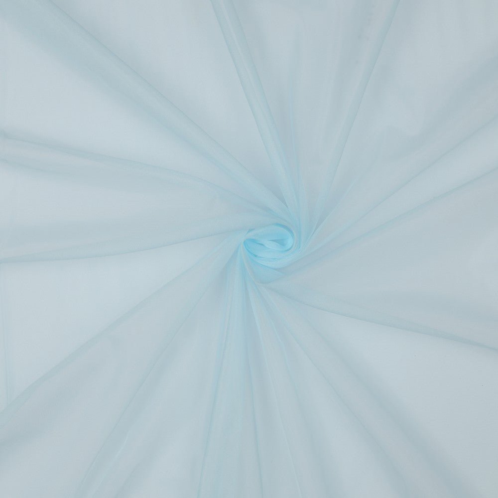 Tulle souple bleu clair 25 g/m²