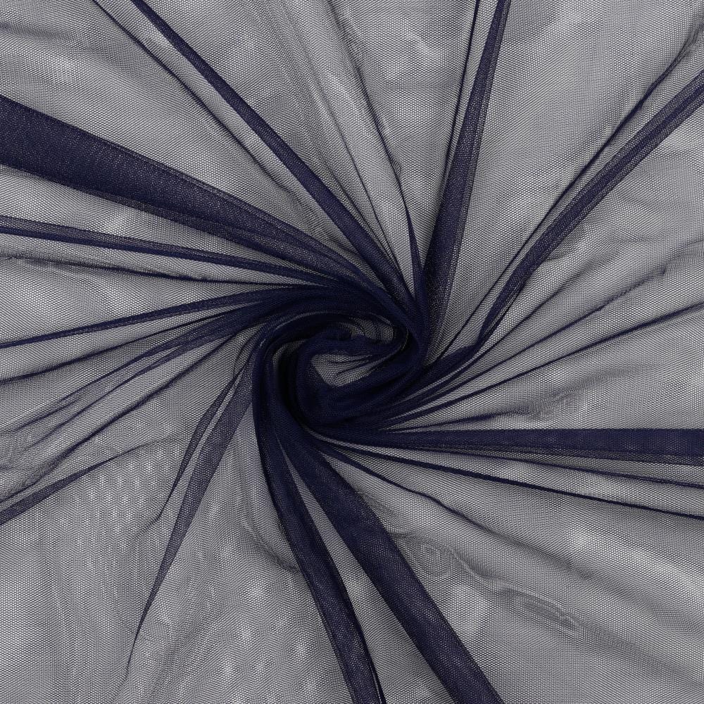 tulle souple bleu foncé 25 g/m²