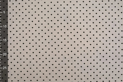 Tulle doux à pois - noir