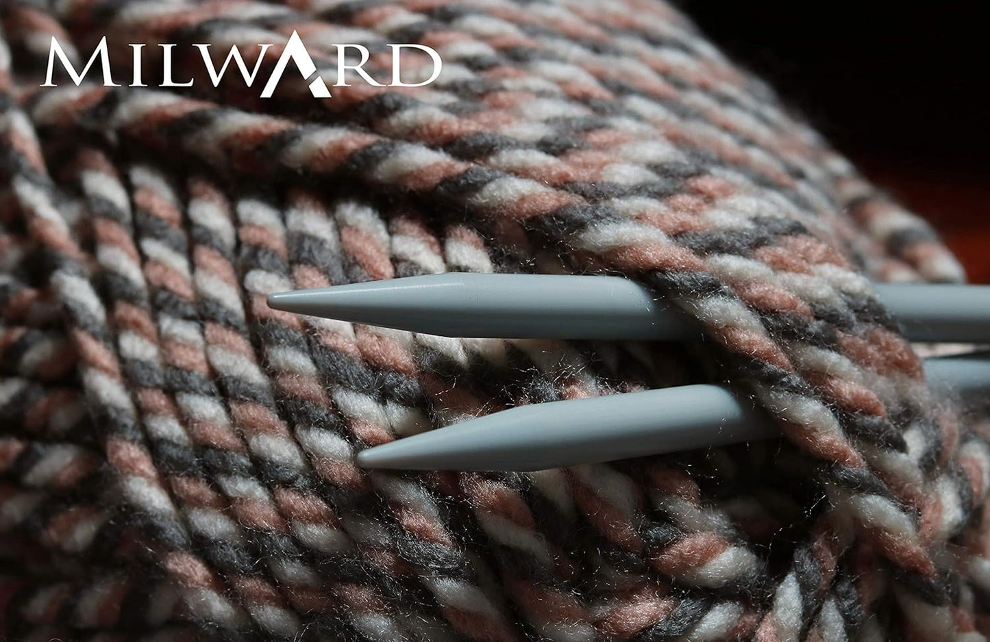 Milward aluminum circular knitting needles - 10.00 mm x 80 cm