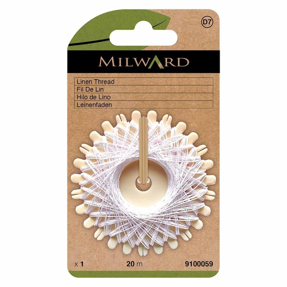 Fil en lin Milward Lina 20 m - blanc